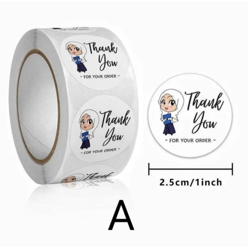 

1 ROLL STIKER MAKANAN UCAPAN TERIMAKASIH (ISI 500)