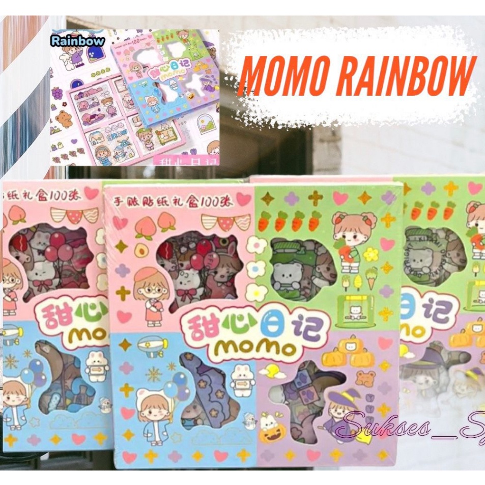 

Grosir Terkini STIKER MOMO RAINBOW ISI 1pcs 4 WARNA STIKER MOMO MIX WARNA WATERPROOF