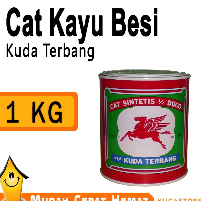 

Harga Obral Cat Minyak Untuk Kayu dan Besi Kuda Terbang 1 kg