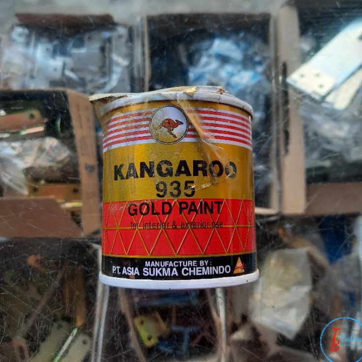 

Murah Puas Cat Besi Warna Emas KANGAROO Gold 935 1 gram Cat Besi warna Gold