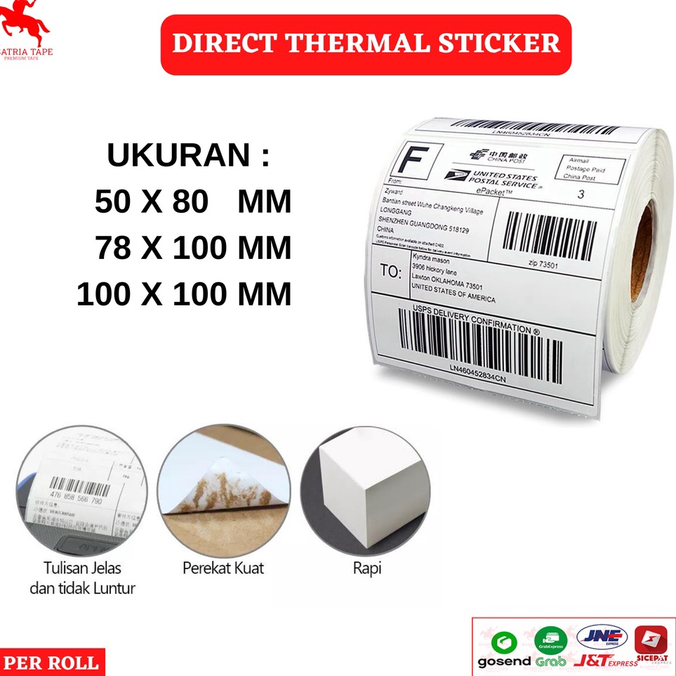 

Sedang Trend Thermal Direct LabelKertas Thermal Label BarcodeKertas Label Stiker Blueprint ROLL