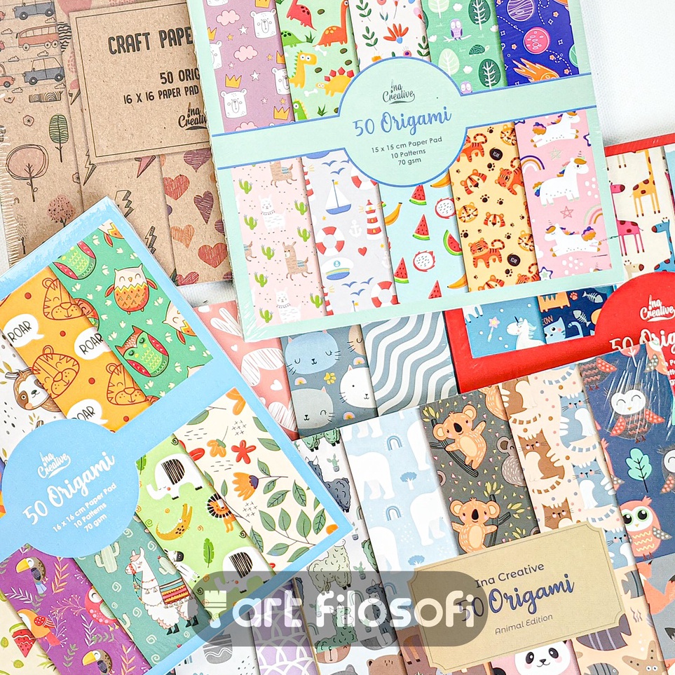 

Murah Viral Kertas Origami Paper Ina Creative 15x15 16x16cm
