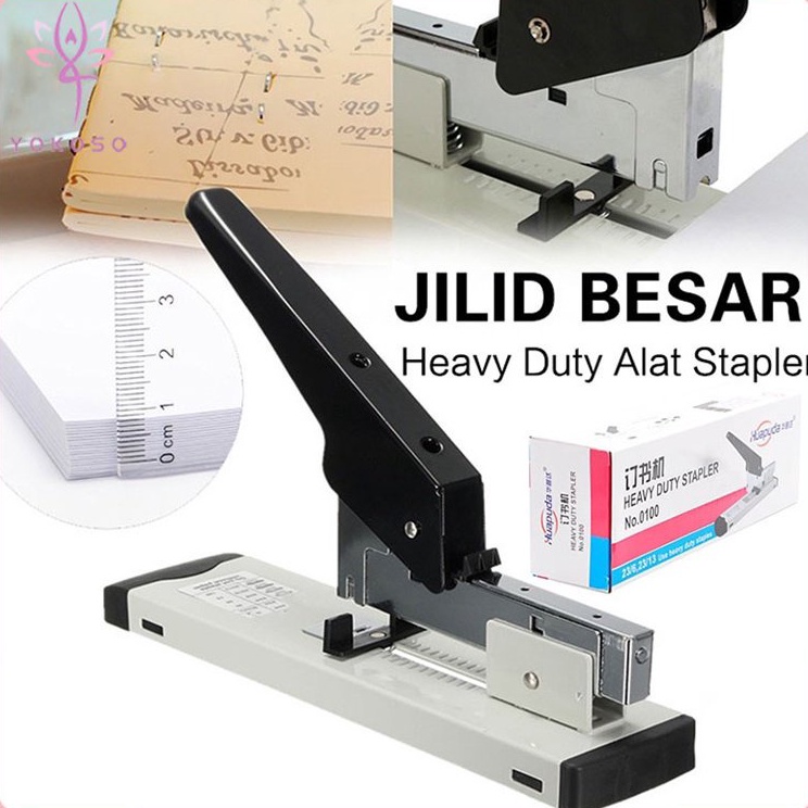 

Kejar Untung Penjilidan Kertas Stapler Adjustable Logam Tugas Berat 1 Lembar