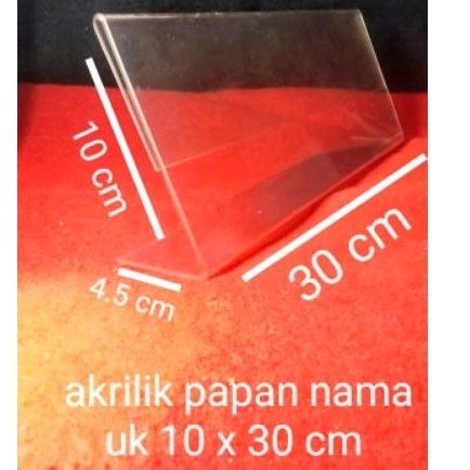 

Buruan Cek papan nama meja uk 1x3cm landscape L tebal 2mm