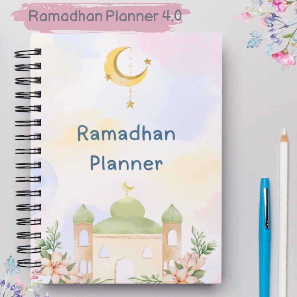 

Garansi Terhemat RP 4 Agenda Ramadhan 224 Notebook Loose Leaf Ramadhan Daily Planner 1445H RANDOM untuk Al Quran Al MaTsurat