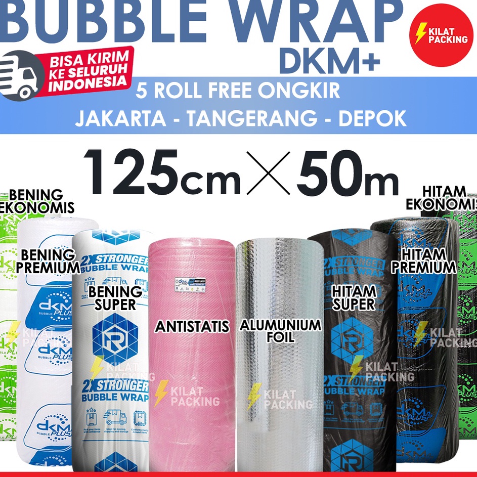 

Free Pengemasan PLASTIK BUBBLE WRAP PREMIUM TERMURAH 125 CM X 5 METER BUBBLE WRAP TEBAL MURAH PER ROLL