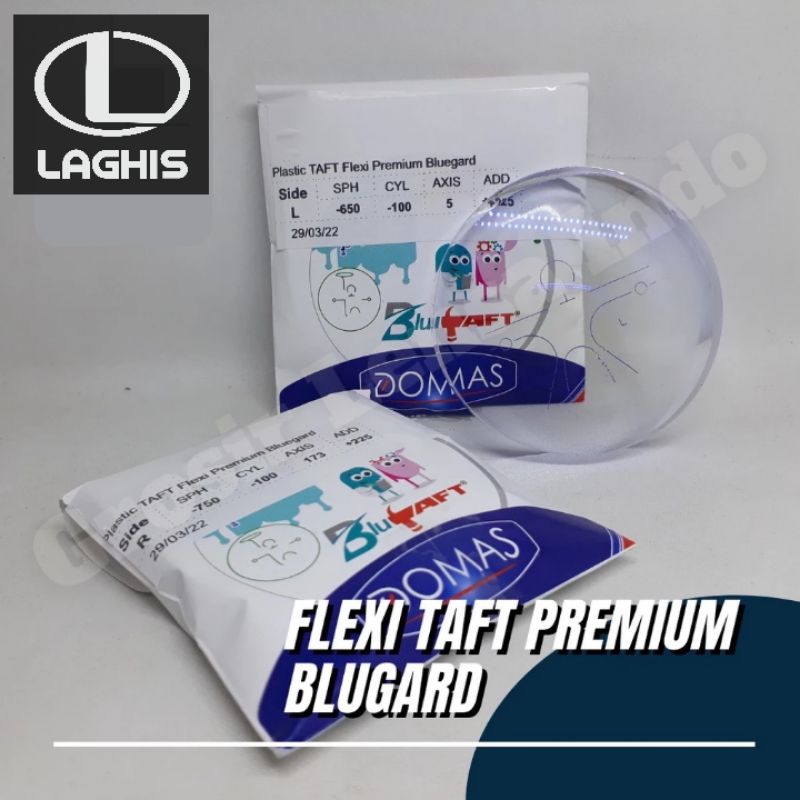 Lensa PROGRESIF FLEXI BLUTAFT 1.5 DOMAS ANTI PECAH Anti Bluray