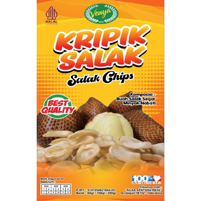 

Kripik Buah salak 100 gram Nangka apel dan aneka buah kering