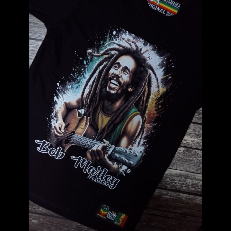 Kaos Bob Marley Baju Reggae t-shirt Rasta Original Javamaika Rasta Apparel baju distro Dreadlock Ras