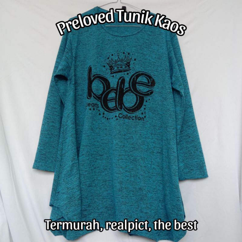 Preloved Tunik Kaos | Kaos Wanita | Kaos Panjang | Termurah | Bisa COD