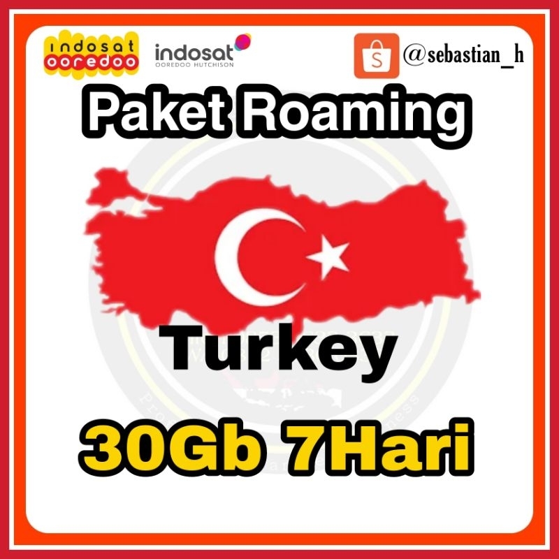 PAKET KUOTA ROAMING TURKI TURKEY IM3 INDOSAT