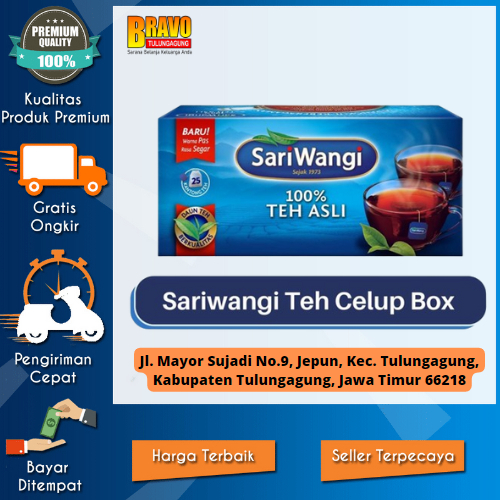 

Bravo Supermarket Tulungagung - Sariwangi Teh Celup 25 Kantong