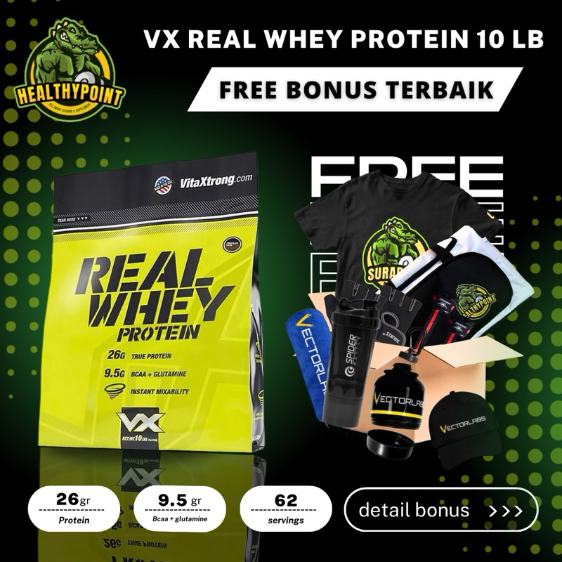 Vita Xtrong Real Whey Protein 10 Lbs Vitaxtrong Whey Pro 10lbs Import