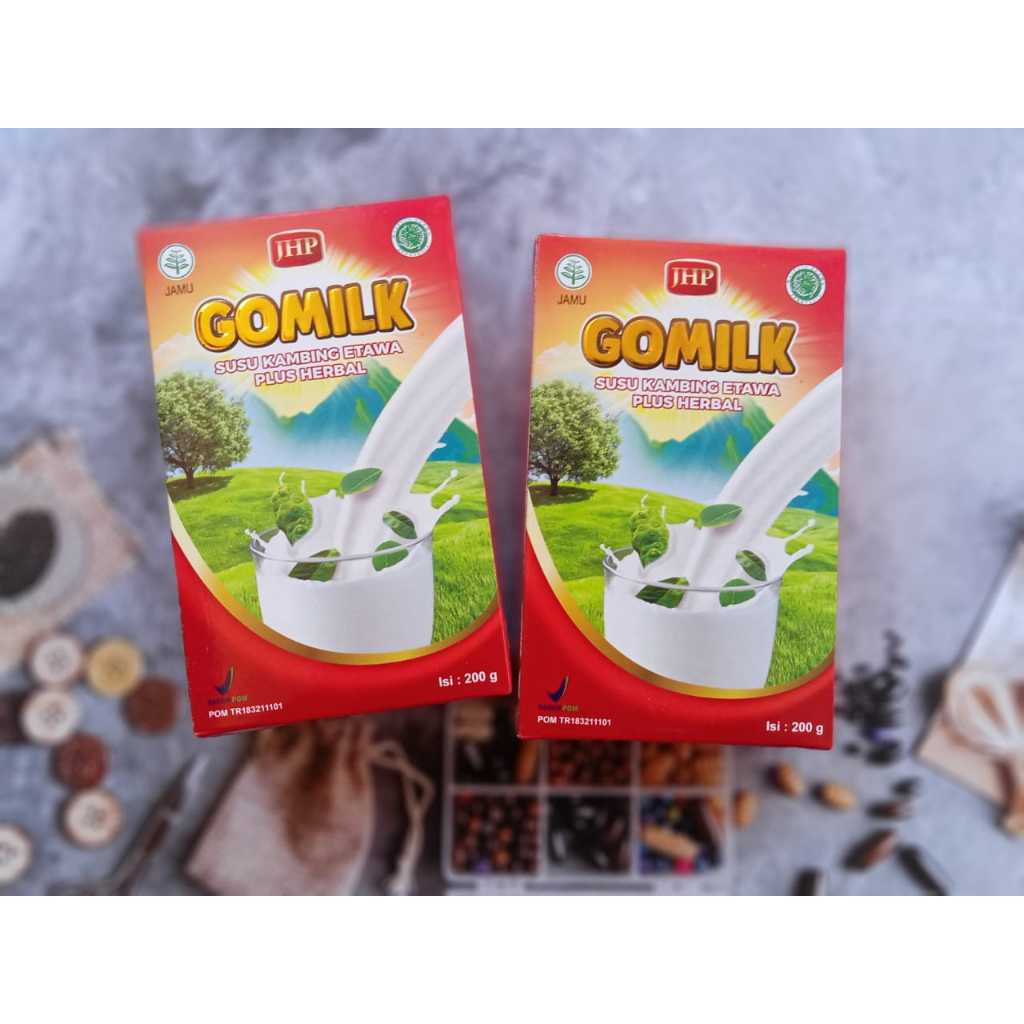 

Gomilk Susu Kambing Etawa Asli Plus Herbal - Gomilk Susu Bubuk Rasa Original