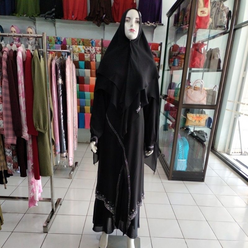 Gamis syar'i hitam