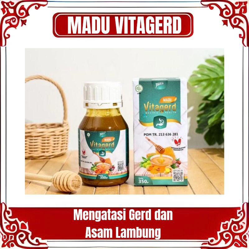 

MADU VITAGERD ORIGINAL 350 GRAM - HERBAL GERD DAN MASALAH LAMBUNG