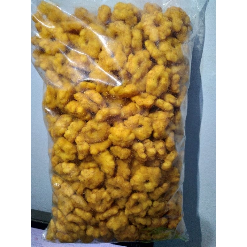 

Cemilan Kembang Sakura/Pang Pang Gurih dan Krispy 400 gram.