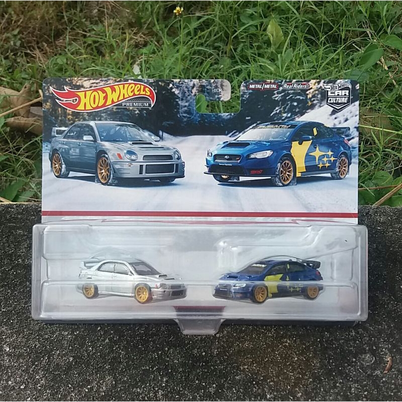 hot wheels premium twin pack Subaru Impreza Subaru wrx sti