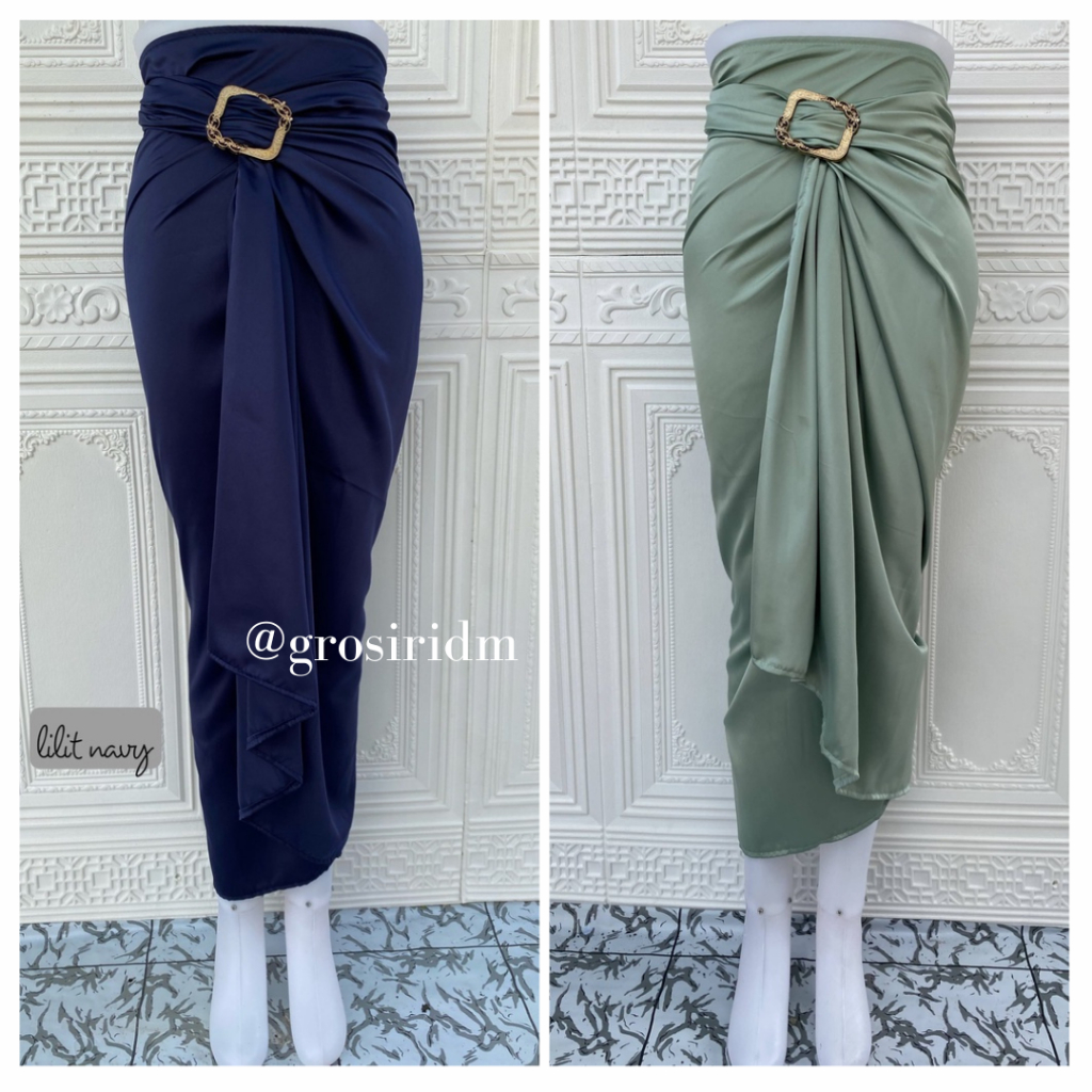 Terbaru Rok Lilit Satin Polos Rok Kebaya Wisuda Bawahan Wanita Termurah Rok Cewek Remaja Terbaru Ter