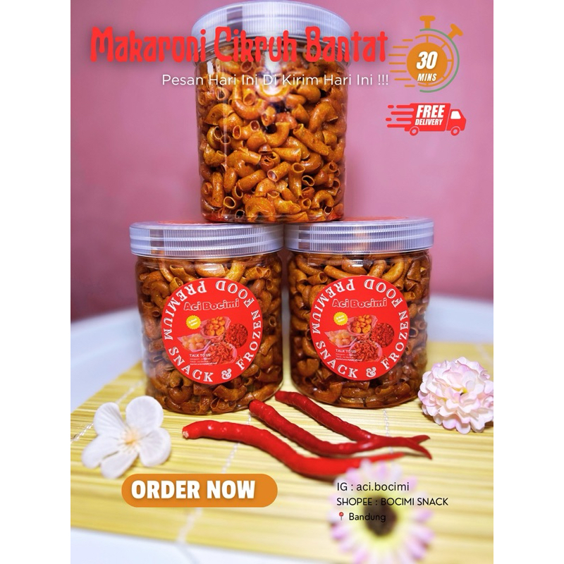 

oleh oleh bandung Makaroni bantat cikruk toples 600ml