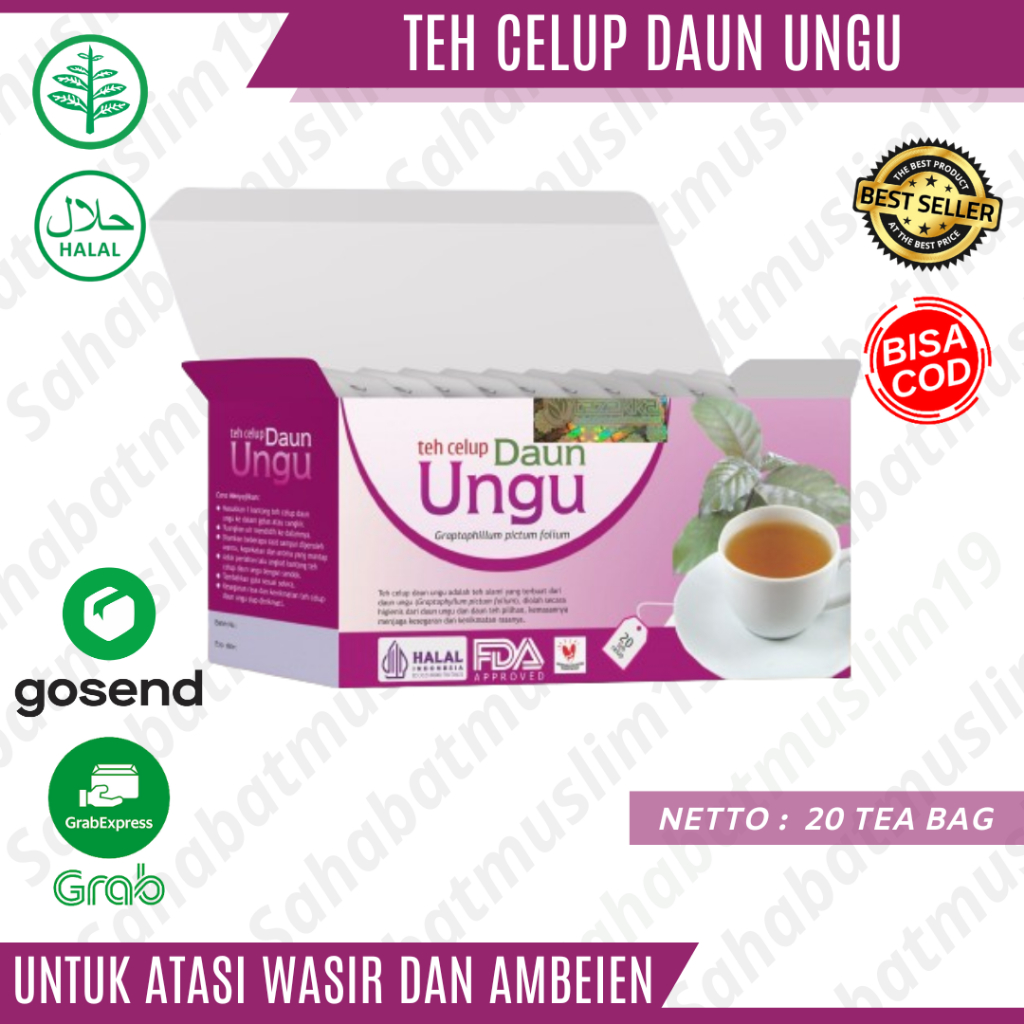 

Teh Celup Daun Ungu Tazakka Herbal Untuk Atasi Wasir Dan Ambeien Ampuh Original