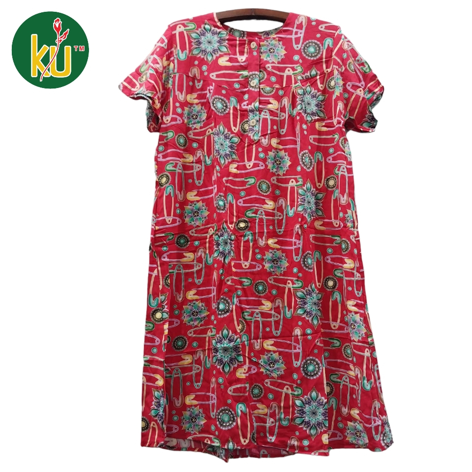 Daster Kencana Ungu Ibu Menyusui Daster Kencana Ungu Label Biru Daster model 54