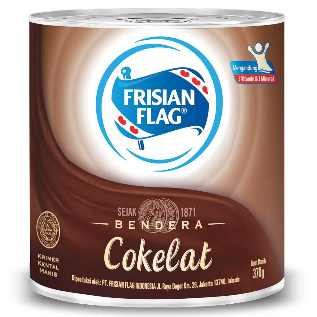 

FRISIAN FLAG BENDERA SKM COKLAT DAN BKM 370GR KALENG