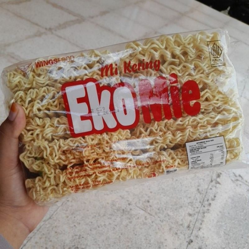 

Mi Kering Eko Mie, Berat Bersih 550 gr