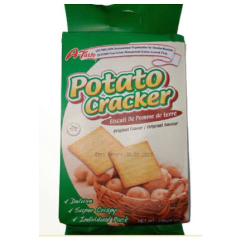 

A-Taste Potato Cracker Original / Biskuit Kentang Original 238gr