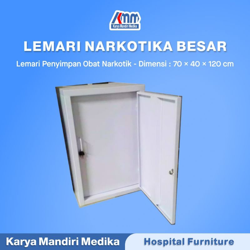 Lemari Narkotika Psikotropika / Tempat Penyimpan Obat Narkotika (Besi)