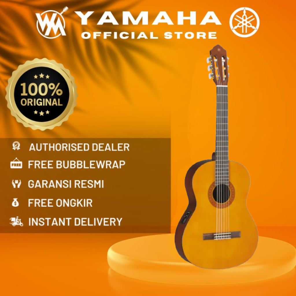 Yamaha Gitar Akustik Elektrik CX40 / CX-40 / CX 40 - Natural