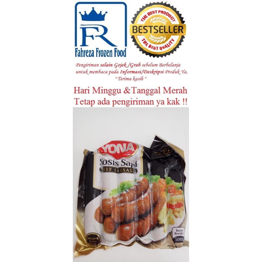 

Yona Sosis Sapi Bakar Jumbo 500 Gram Harga Promo