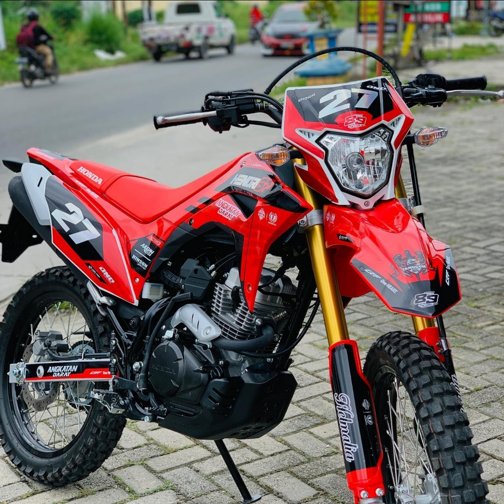 Decal Dekal Stiker Sticer Kawasaki Klx Bf Gordon Crf Supermoto Trabas Bagus