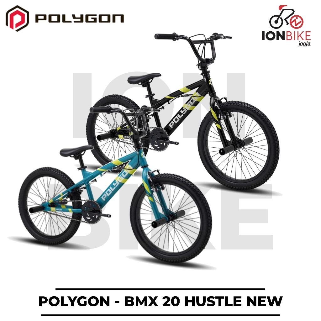 Sepeda BMX 20 Inch Polygon Hustle Rotari Rotor Terbaru Stang Bisa Diputar Anak Sekolah Lomba Kompeti