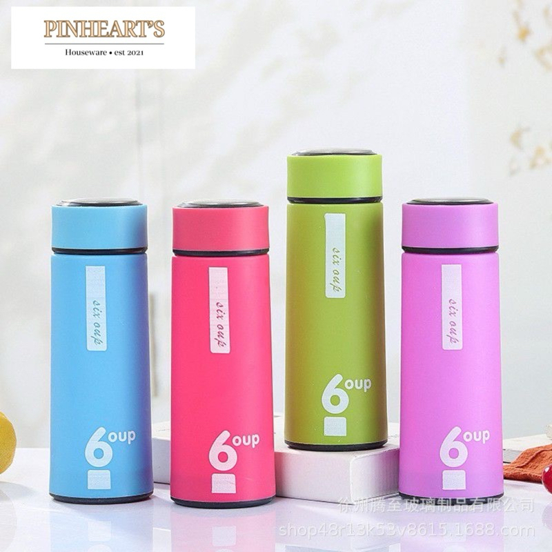 BOTOL AIR MINUM MURAH SIX OUP ANIMAL WARNA / BOTOL MINUM VIRAL 450ML / BOTOL AIR SOUVENIR / BOTOL MI