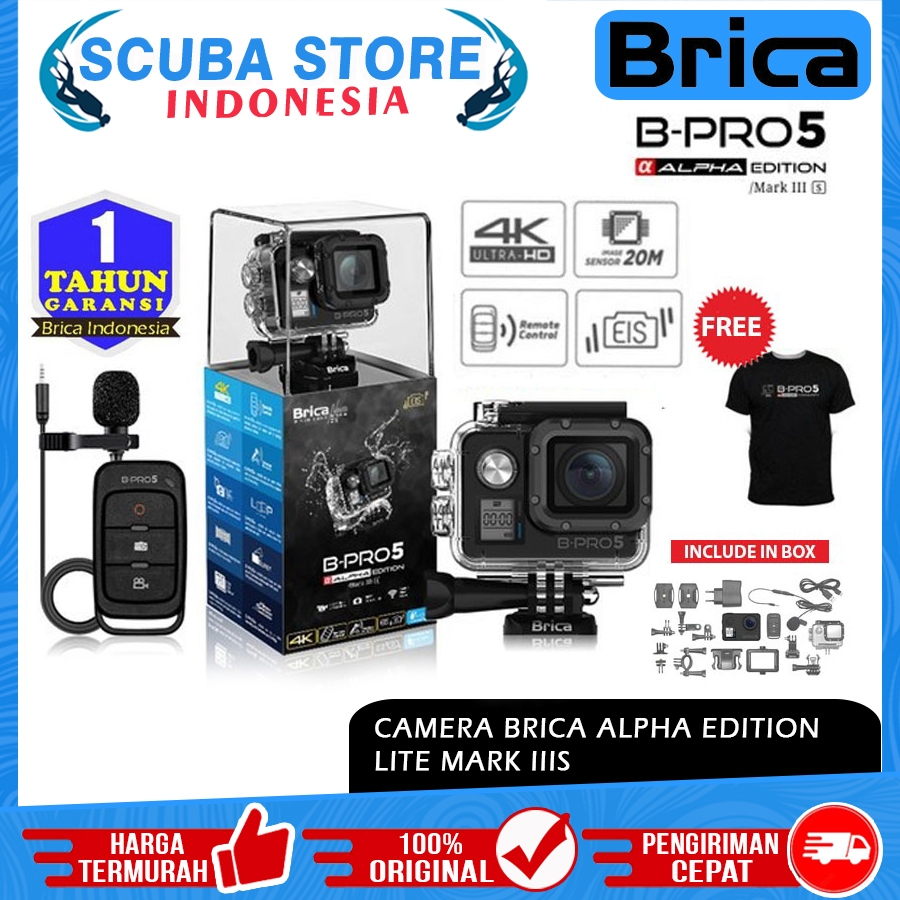 Camera Brica Bpro5 AE3S Alpha Edition Mark IIIS Eis Kamera Underwater Waterproof Action Cam Brica B-