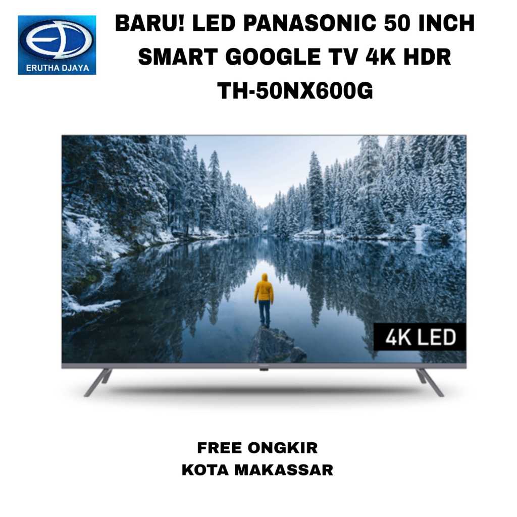 LED PANASONIC 50 INCH ANDROID GGL TV 4K HDR TH50NX600G