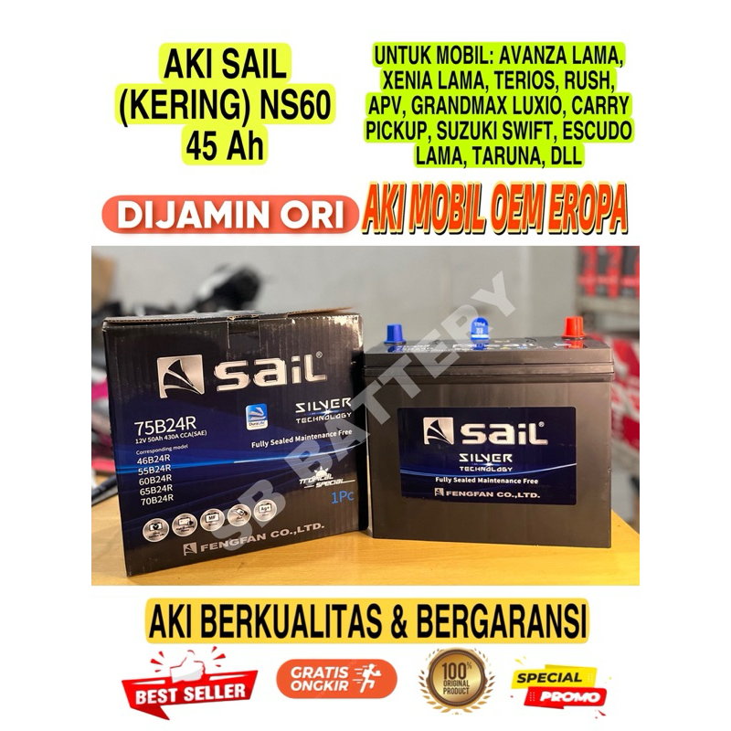 SAIL NS60 AKI KERING MOBIL AVANZA RUSH XENIA TERIOS DLL