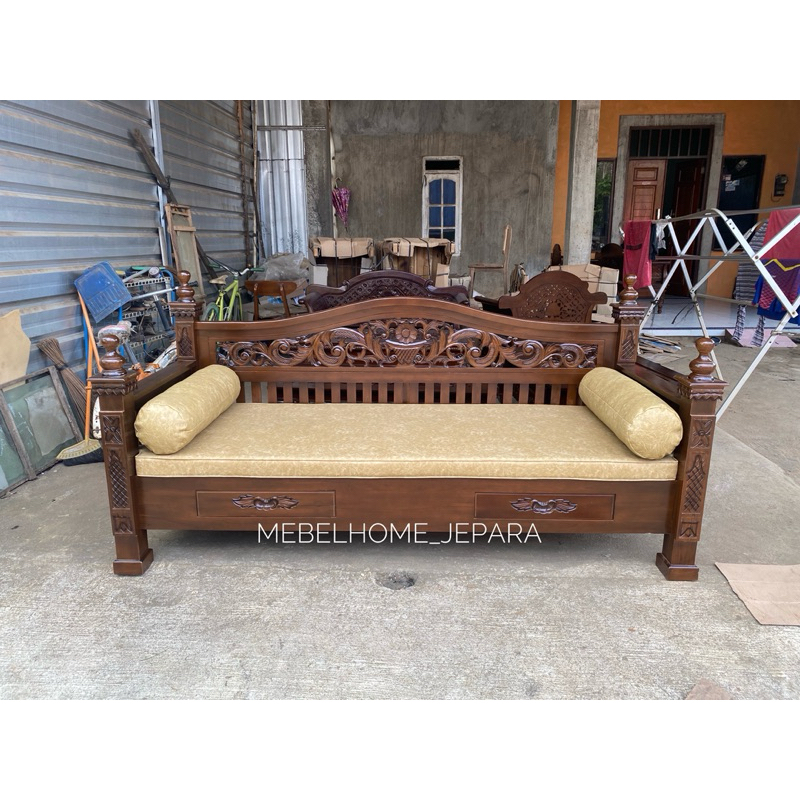 bangku bale bale jati jepara,kursi bale bale rahwana jati,kursi rahwana jati jepara