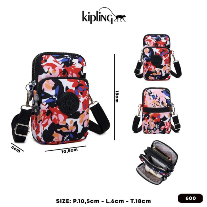 TAS SELEMPANG HP K1PLING 600 MOTIF IMPORT.