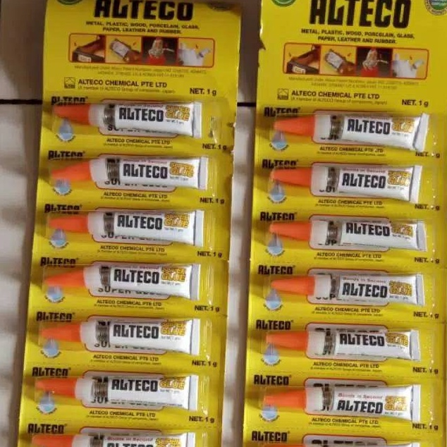 

KODE V74L 12 pcs Lem Alteco Super Glue ALTECO