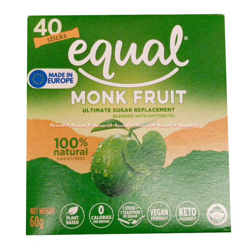 

Equal Monk Fruit 60gr 40sticks Ultimate Sugar Replacement Gula Nol Kalori Ekual Gula Tebu Pemanis Untuk Penderita Diabet Diabetes Mong Fruits