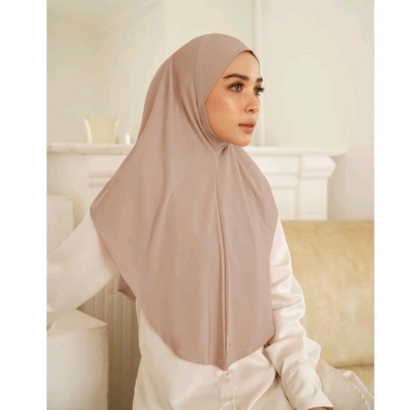 (READY)Alaia Instan Hijab | bergo jersey| hijab instan Original Hameeda official