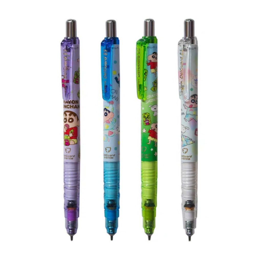 

D3W! Zebra DelGuard Unbreakable Crayon ShinChan Shin-Chan Mechanical Pencil 0.5mm Pensil Mekanik