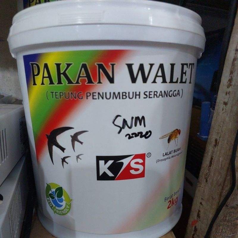 pakan walet kis 2kg.pakan walet/pakan walet penumbuh lalat buah