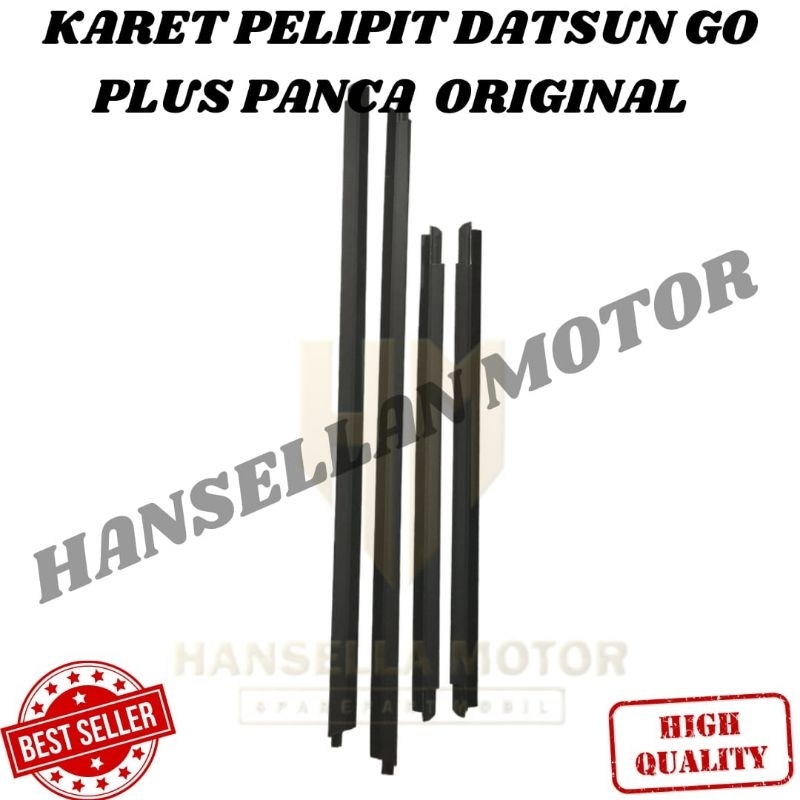 Karet Pelipit Kaca Luar Datsun Go Plus Panca Original