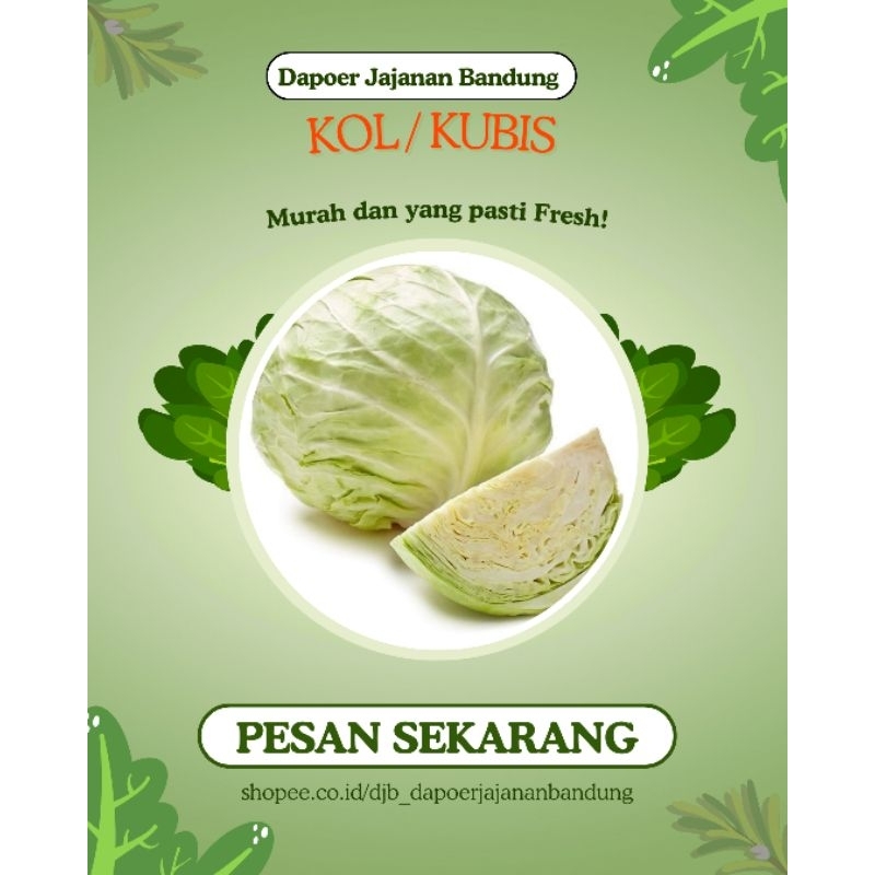 

[ DJB JASTIP ] KUBIS/ BROKOLI/ BUNGKOL 1Kg