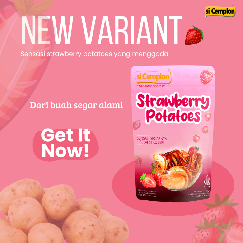 

si Cemplon Strawberry Potatoes Non MSG 62g