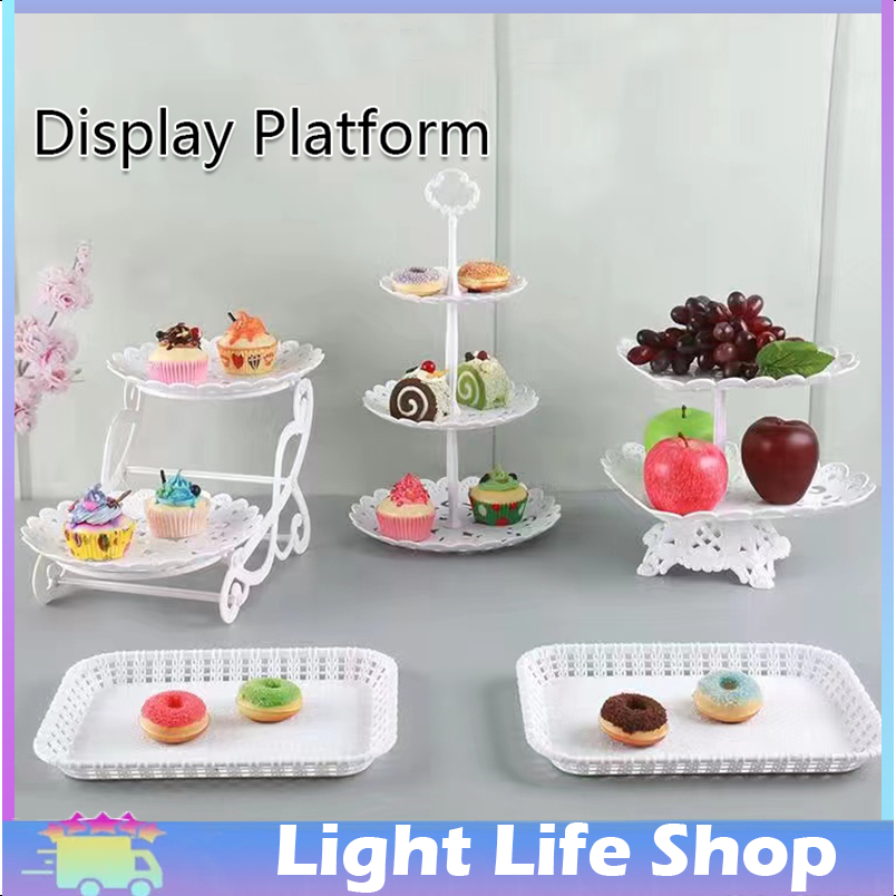Pesta Ulang Tahun Tempat Cupcake Nampan Kue Makanan Cake Stand cupcake stand dekorasi dessert table
