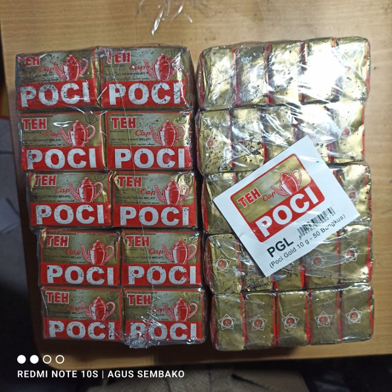 

1 bal teh cap poci gold premium 100 pcs